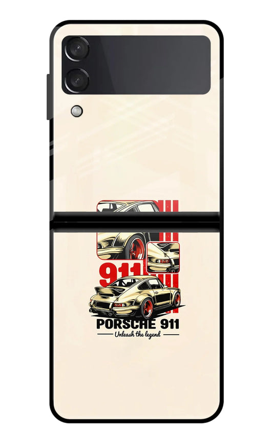 Classic Porsche 911 Samsung Galaxy Z Flip3 Back Cover