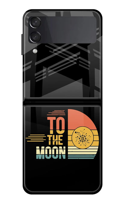 To the Moon Samsung Galaxy Z Flip4 Back Cover