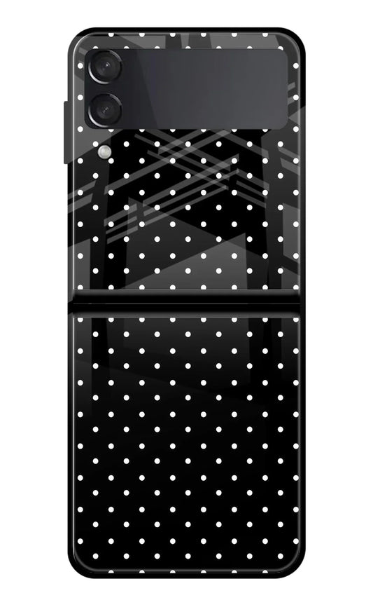 White Dots Samsung Galaxy Z Flip4 Back Cover