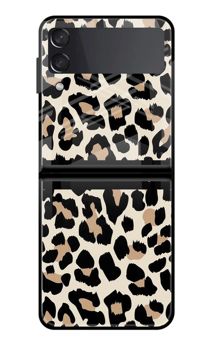Leopard Print Self Love Samsung Galaxy Z Flip4 Back Cover