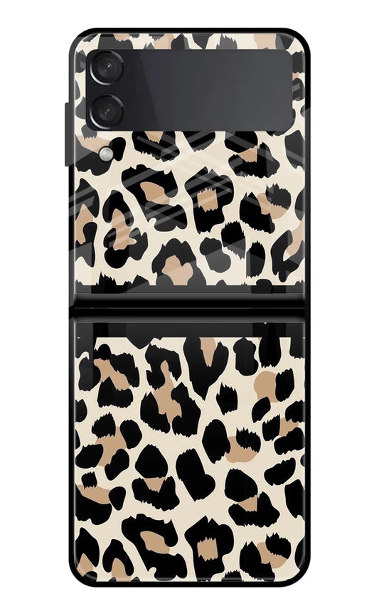 Leopard Print Self Love Samsung Galaxy Z Flip4 Back Cover
