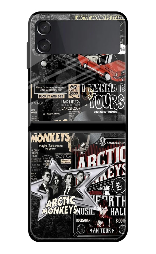 Arctic Monkeys Samsung Galaxy Z Flip4 Glass Case