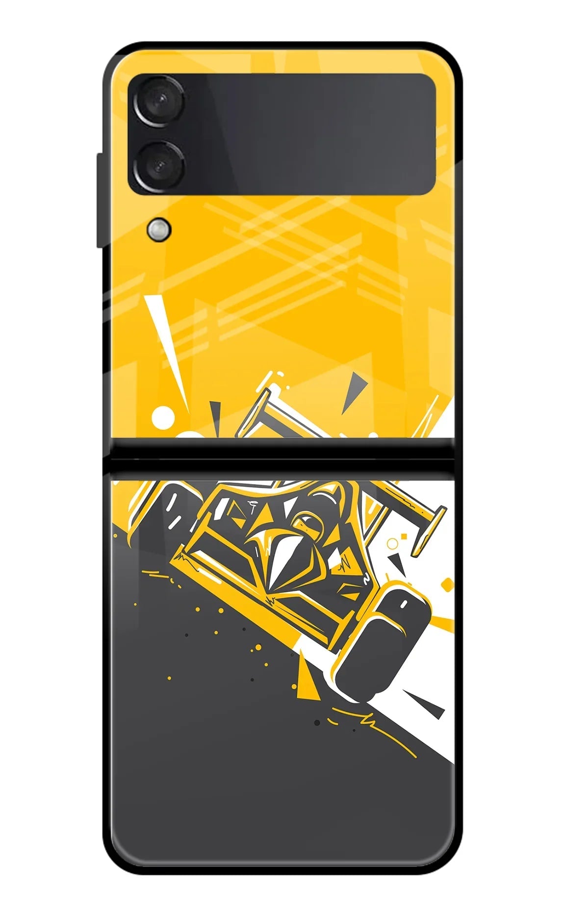 Track King Samsung Galaxy Z Flip4 Glass Case