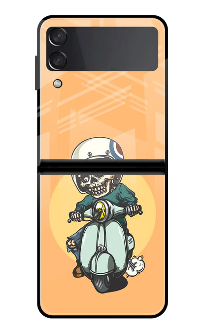 Undead Biker Samsung Galaxy Z Flip4 Back Cover