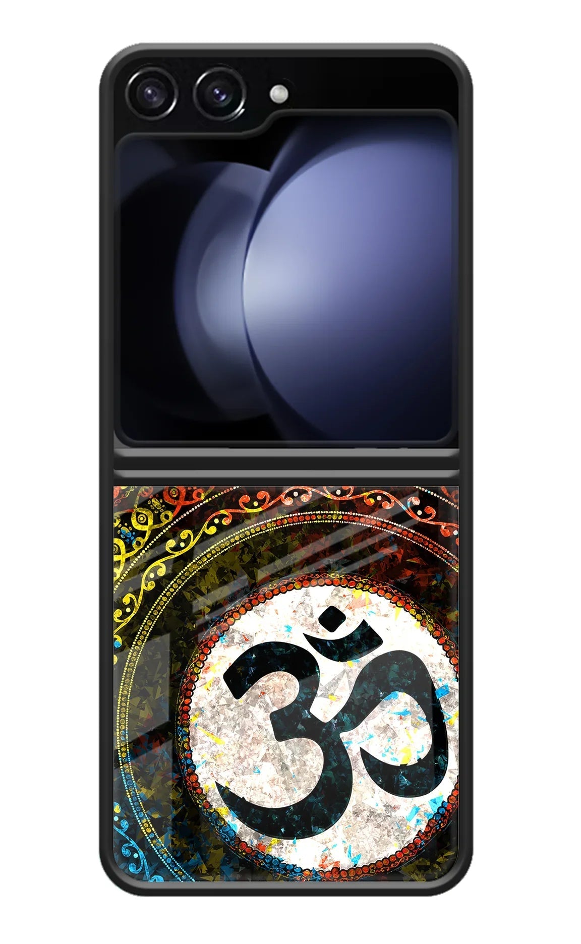 Om Cultural Samsung Galaxy Z Flip5 Glass Case