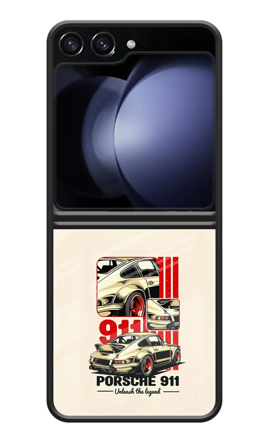 Classic Porsche 911 Samsung Galaxy Z Flip5 Back Cover