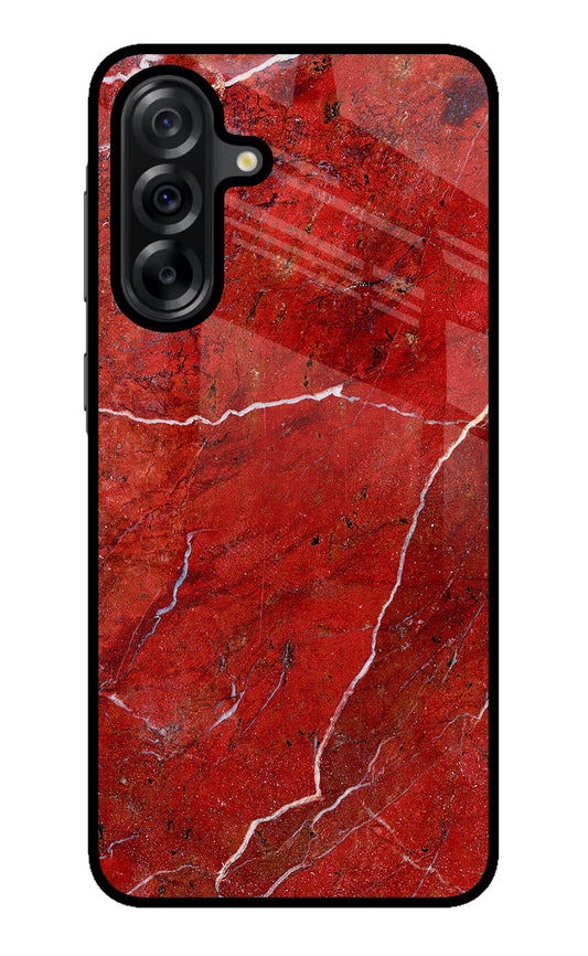 Red Marble Design Samsung A36 5G Glass Case