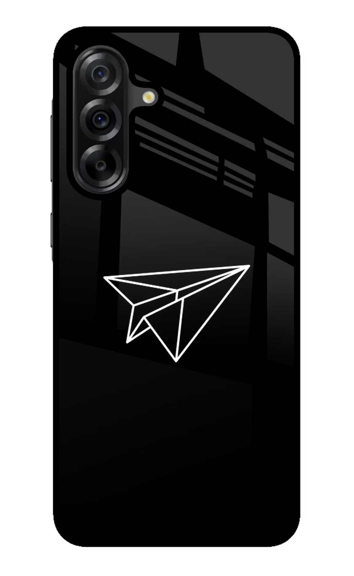 Paper Plane White Samsung A36 5G Back Cover