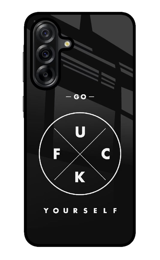 Go Fuck Yourself Samsung A36 5G Glass Case
