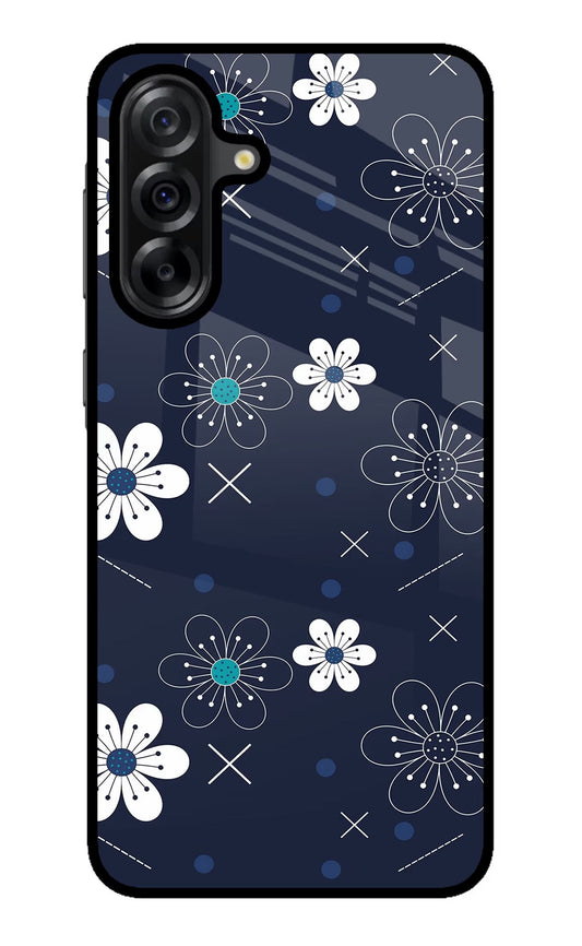 Flowers Samsung A36 5G Glass Case