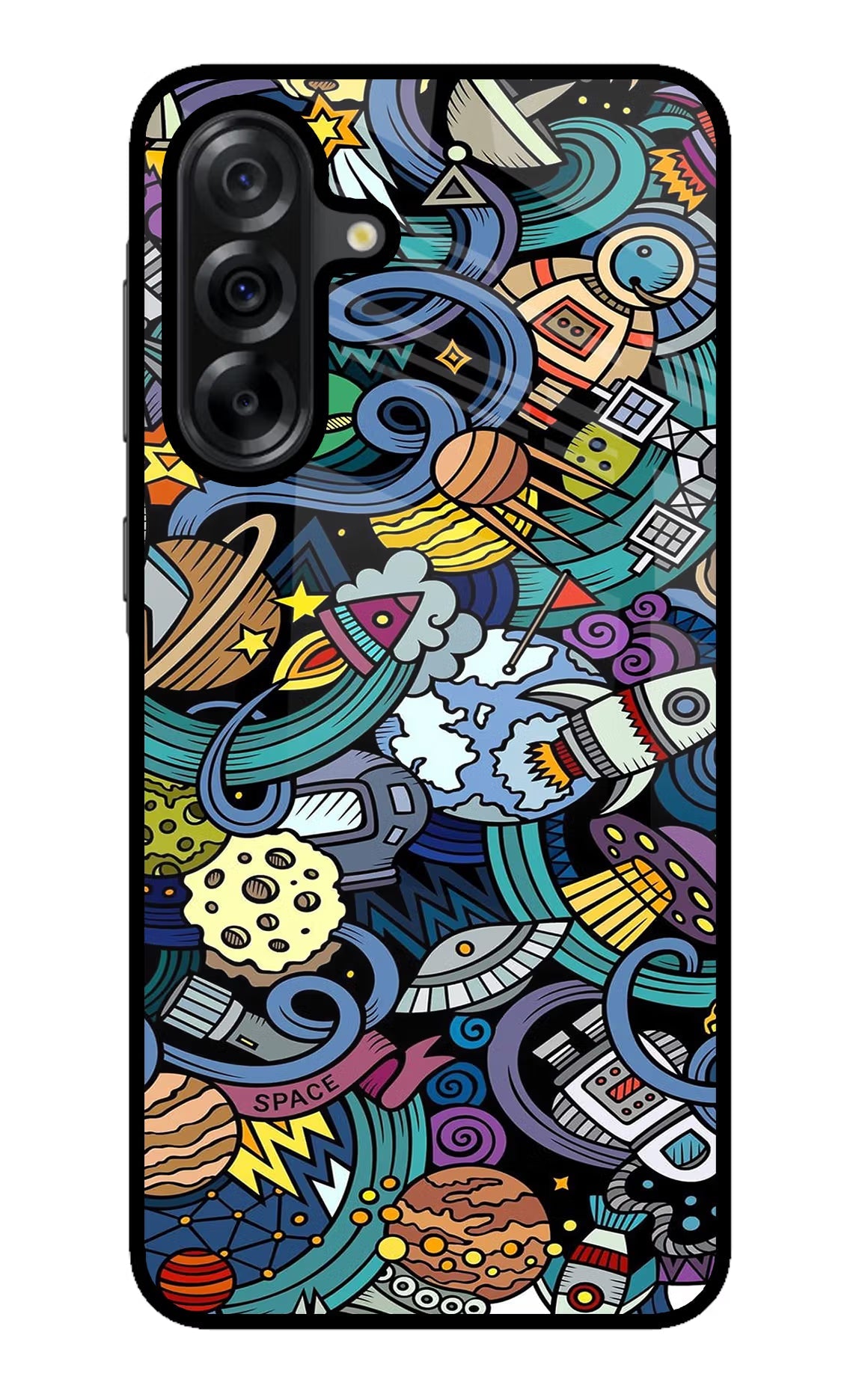 Space Abstract Samsung A36 5G Back Cover
