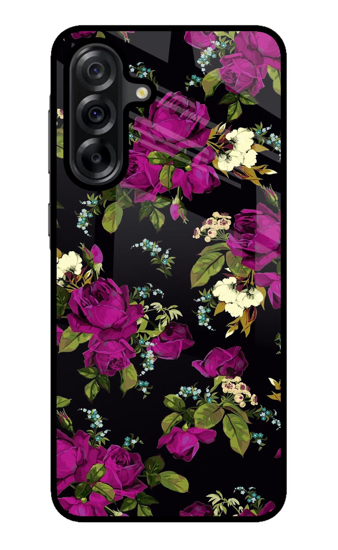 Flowers Samsung A36 5G Glass Case