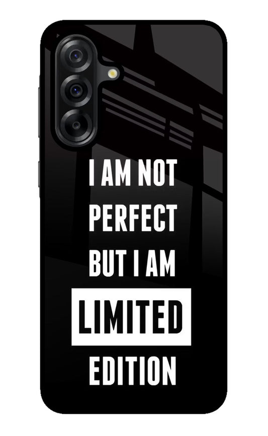 I Am Not Perfect But I Am Limited Edition Samsung A36 5G Glass Case