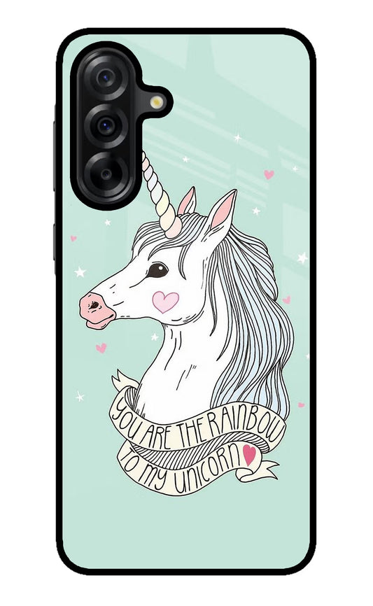 Unicorn Wallpaper Samsung A36 5G Glass Case