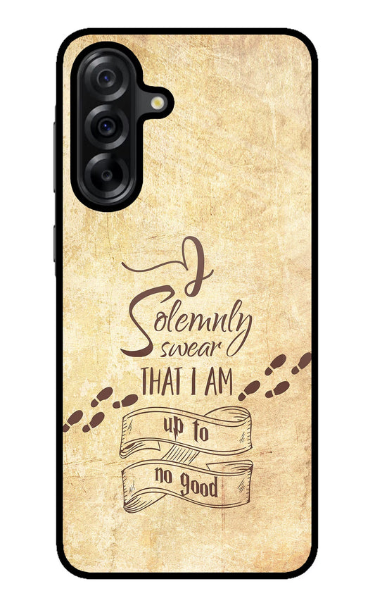 I Solemnly swear that i up to no good Samsung A36 5G Glass Case