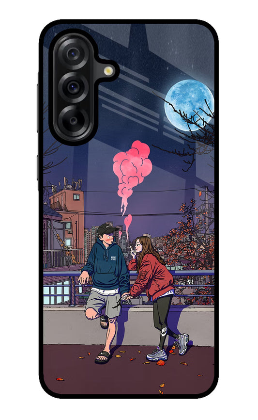 Chilling Couple Samsung A36 5G Back Cover