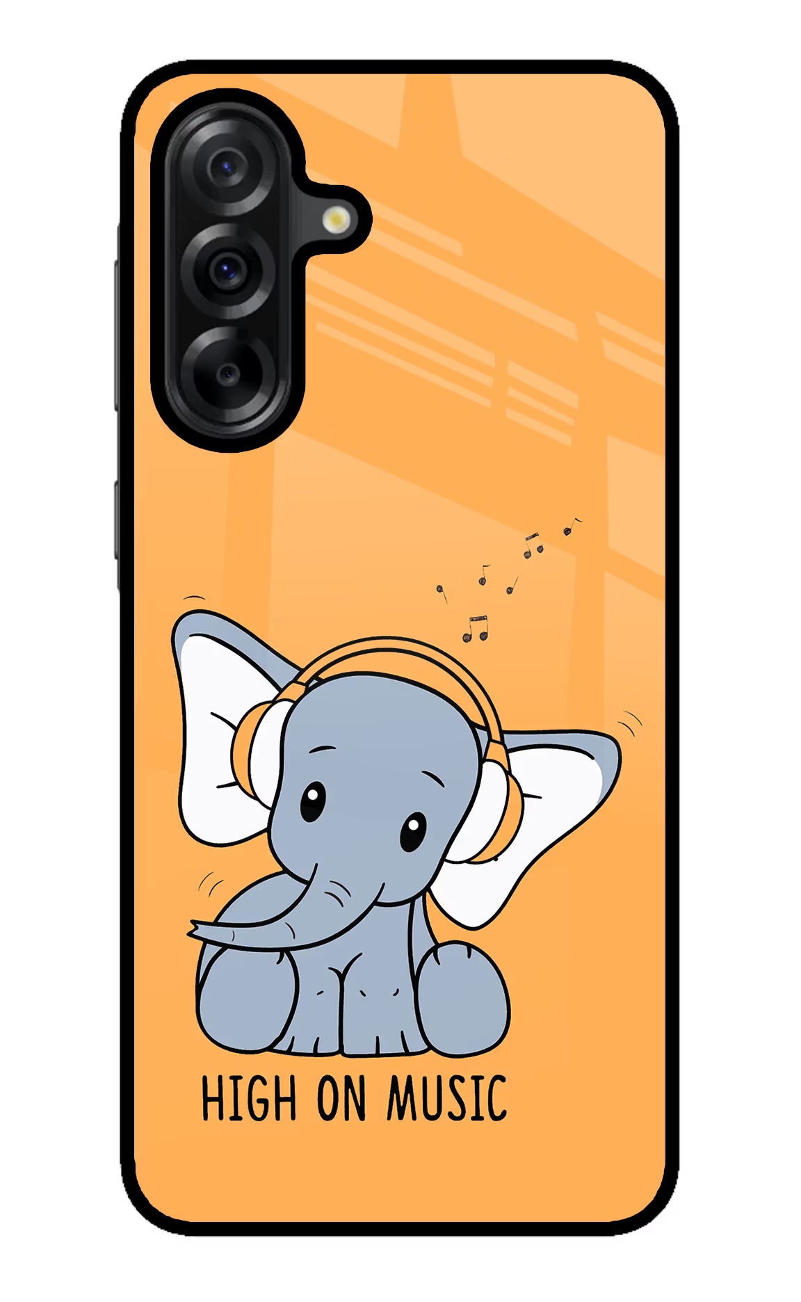 High On Music Samsung A36 5G Back Cover