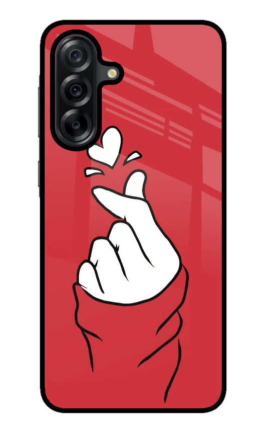 Korean Love Sign Samsung A36 5G Glass Case