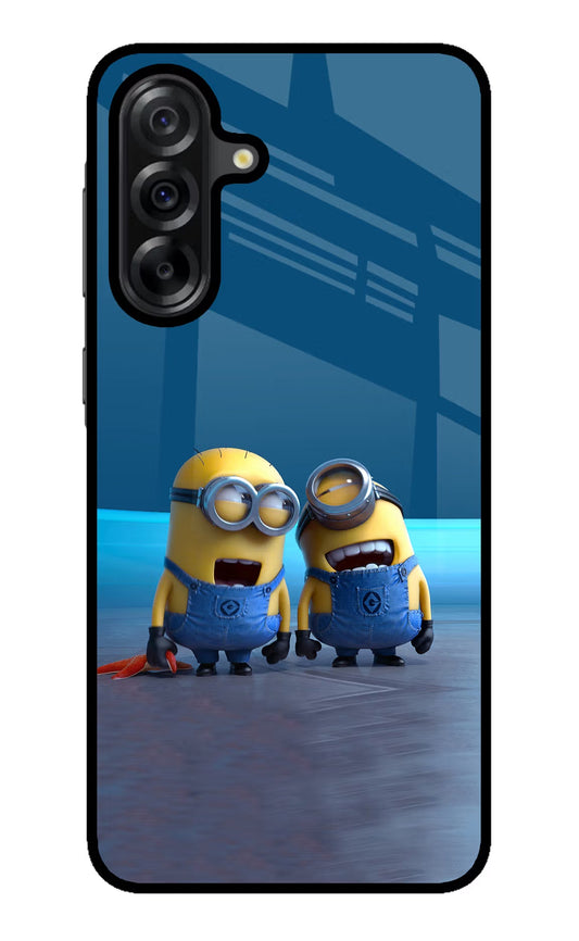 Minion Laughing Samsung A36 5G Back Cover