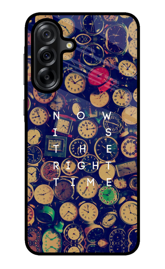 Now is the Right Time Quote Samsung A36 5G Back Cover