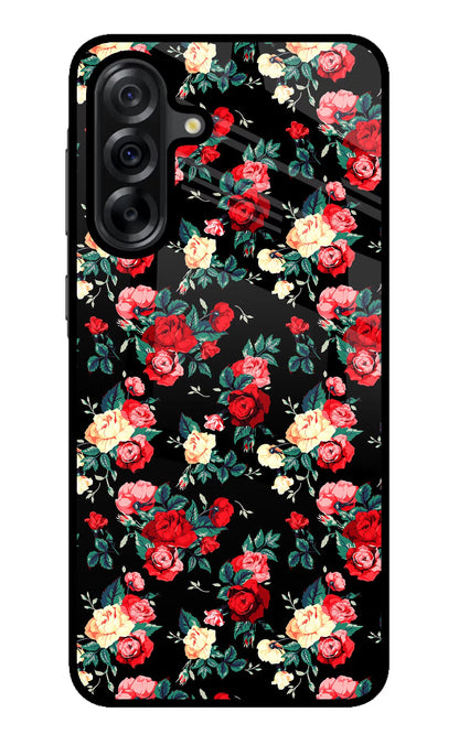 Rose Pattern Samsung A36 5G Back Cover