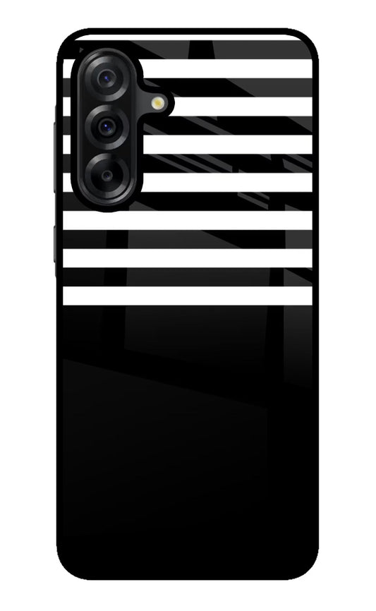 Black and White Print Samsung A36 5G Back Cover