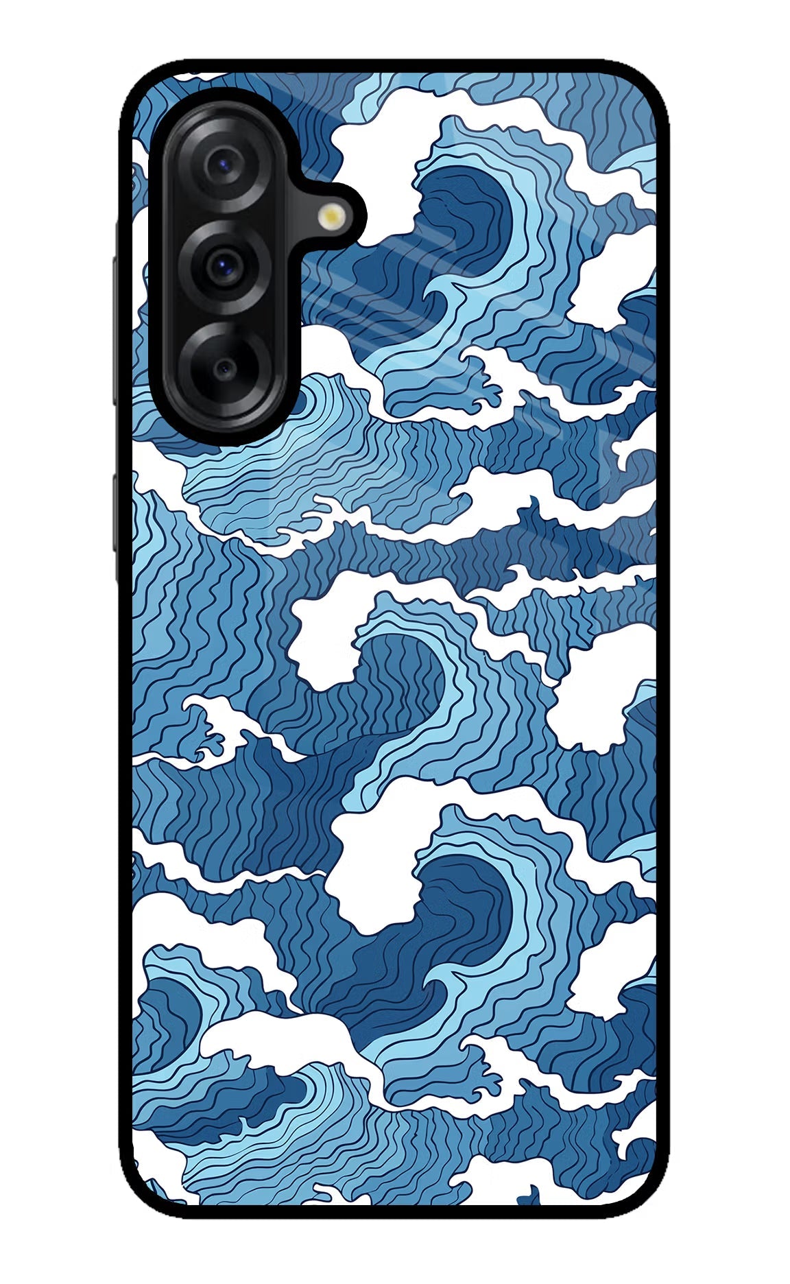Blue Waves Samsung A36 5G Back Cover