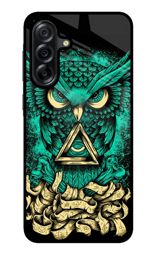 Green Owl Samsung A36 5G Back Cover