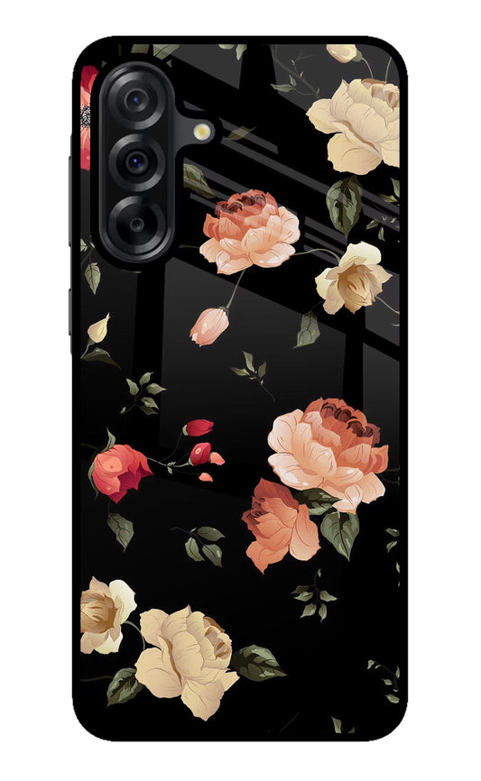Flowers Samsung A36 5G Glass Case