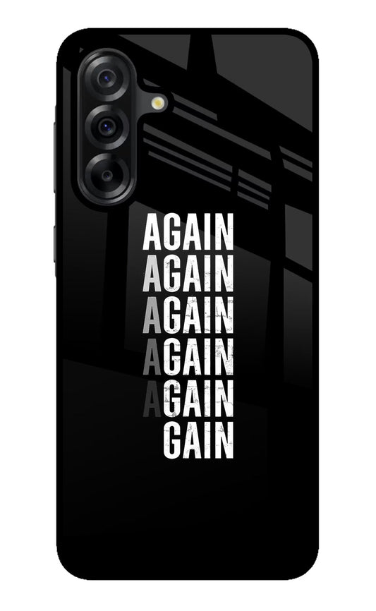 Again Again Gain Samsung A36 5G Glass Case