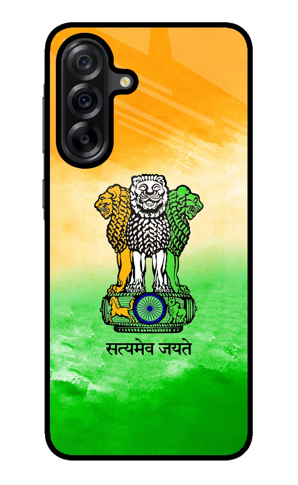 Satyamev Jayate Flag Samsung A36 5G Back Cover