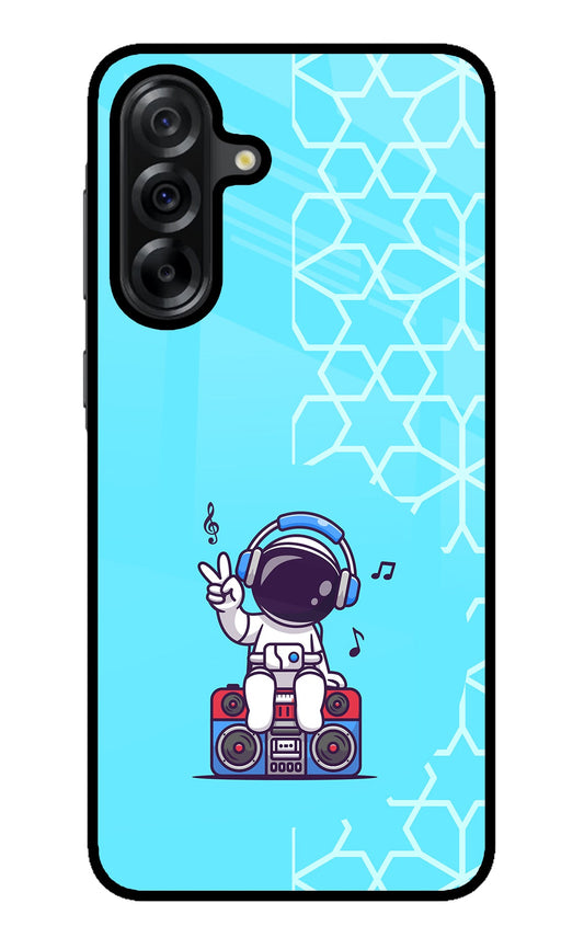Cute Astronaut Chilling Samsung A36 5G Back Cover