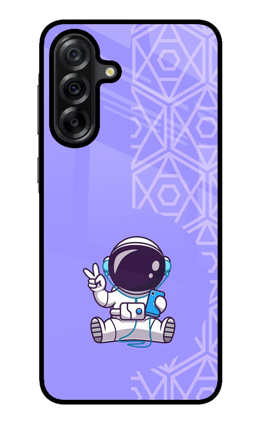 Cute Astronaut Chilling Samsung A36 5G Back Cover