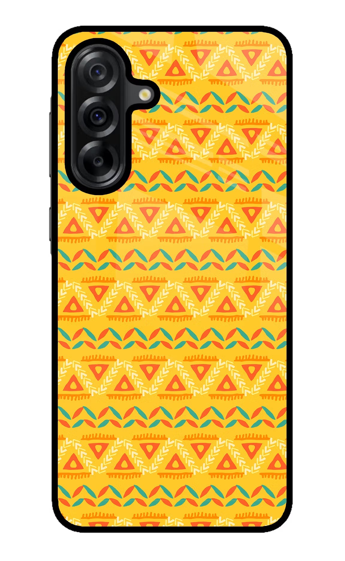 Tribal Pattern Samsung A36 5G Glass Case