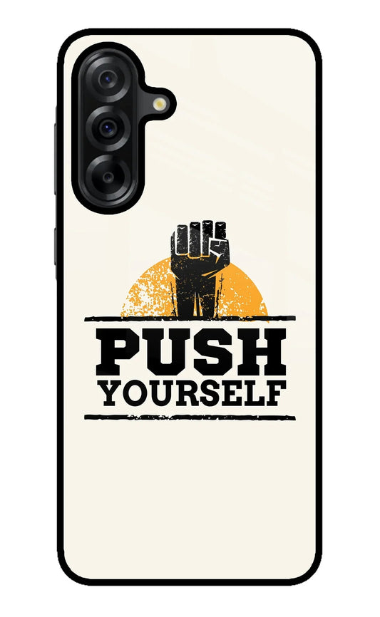 Push Yourself Samsung A36 5G Glass Case