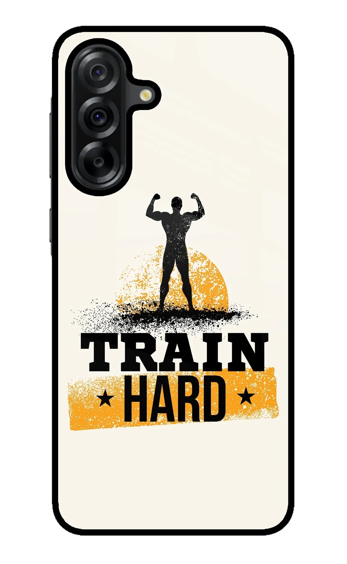 Train Hard Samsung A36 5G Glass Case