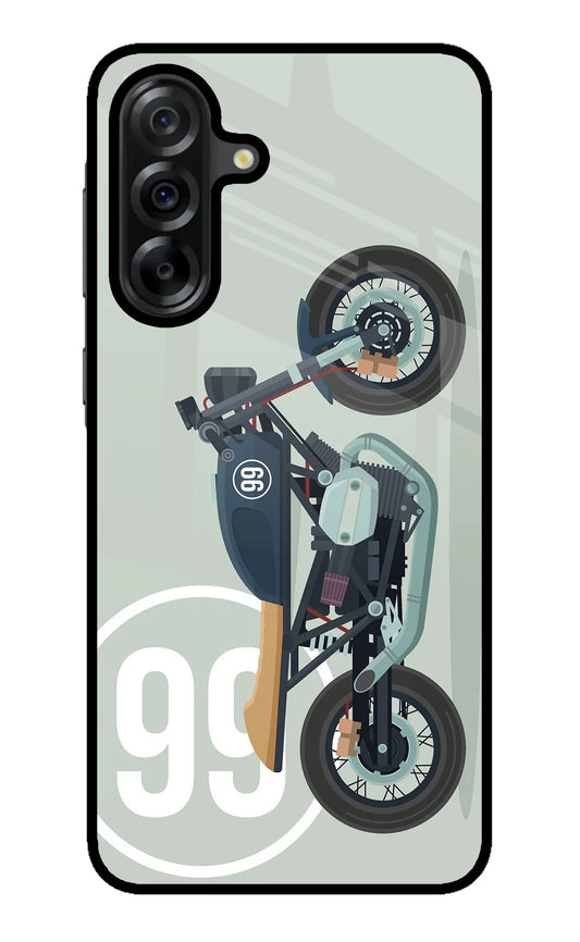 Classic Cafe Racer 99 Samsung A36 5G Glass Case