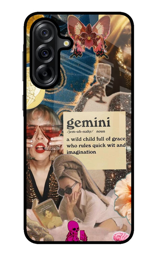 Gemini Zodiac Samsung A36 5G Glass Case