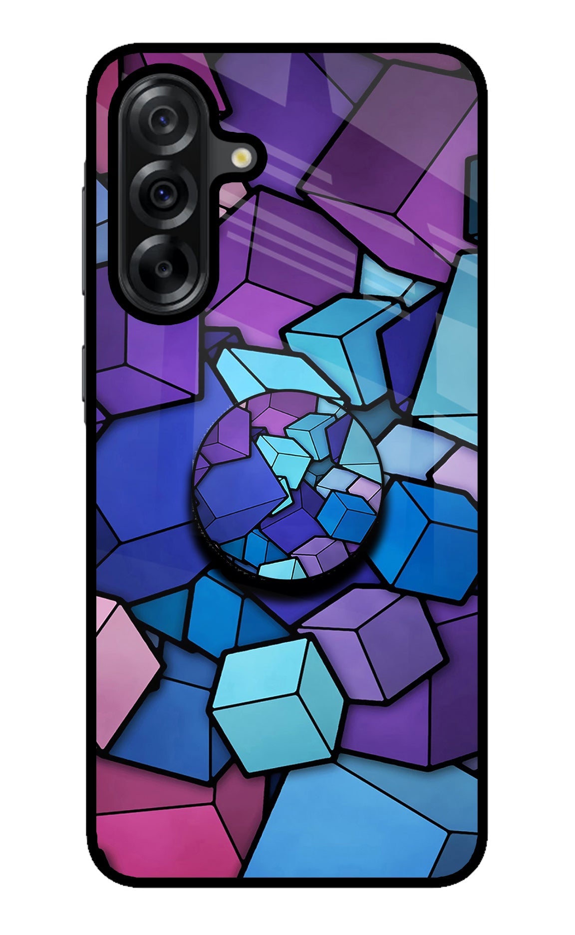 Cubic Abstract Samsung A36 5G Pop Case