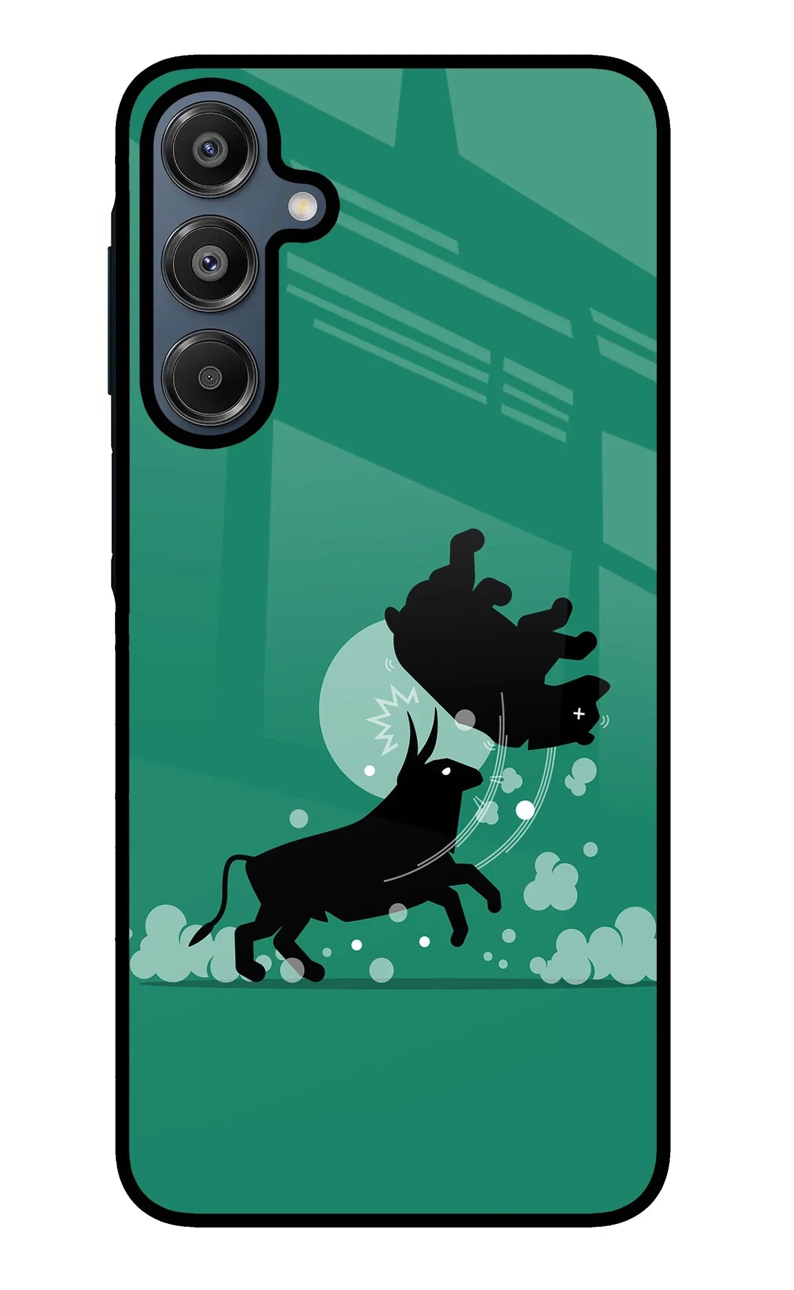 Bull Conqueror Samsung A16 5G Glass Case
