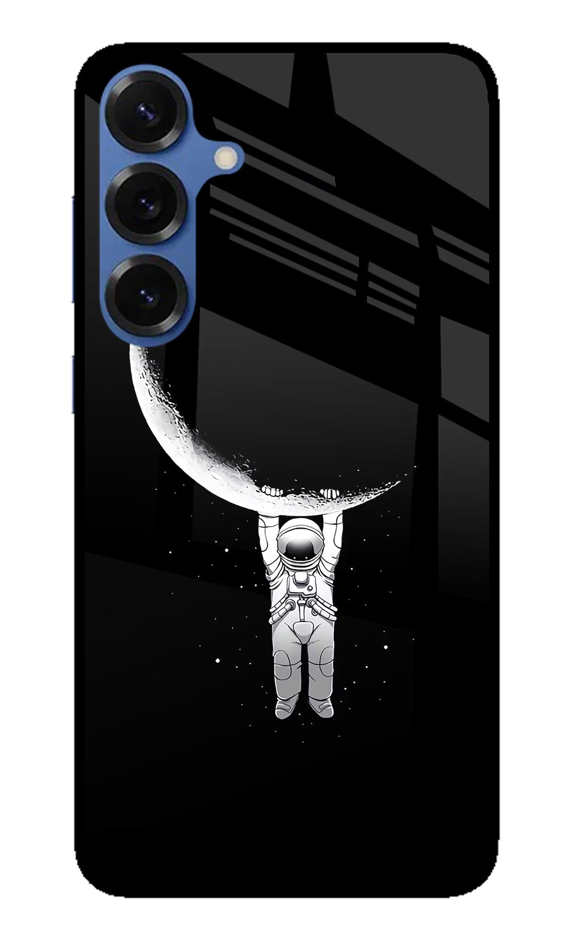 Moon Space Samsung S25 Glass Case