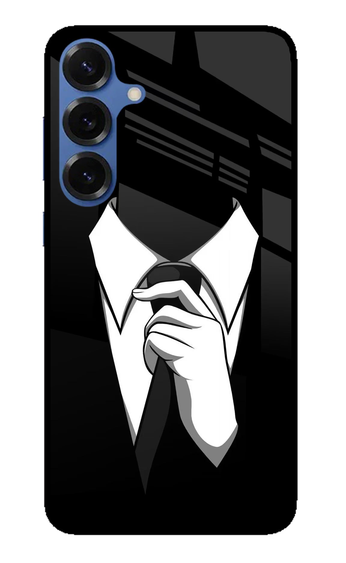 Black Tie Samsung S25 Back Cover