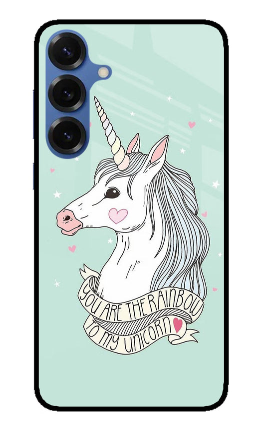 Unicorn Wallpaper Samsung S25 Glass Case