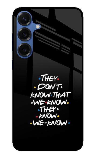 FRIENDS Dialogue Samsung S25 Back Cover