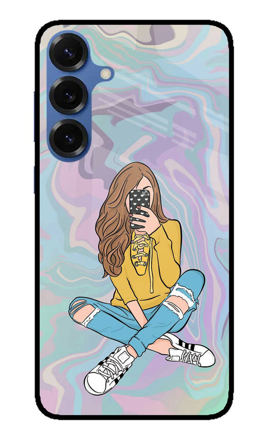 Selfie Girl Samsung S25 Glass Case