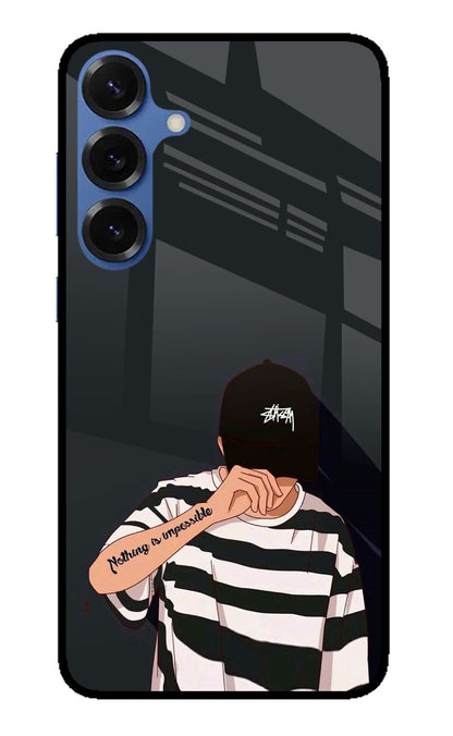 Aesthetic Boy Samsung S25 Back Cover