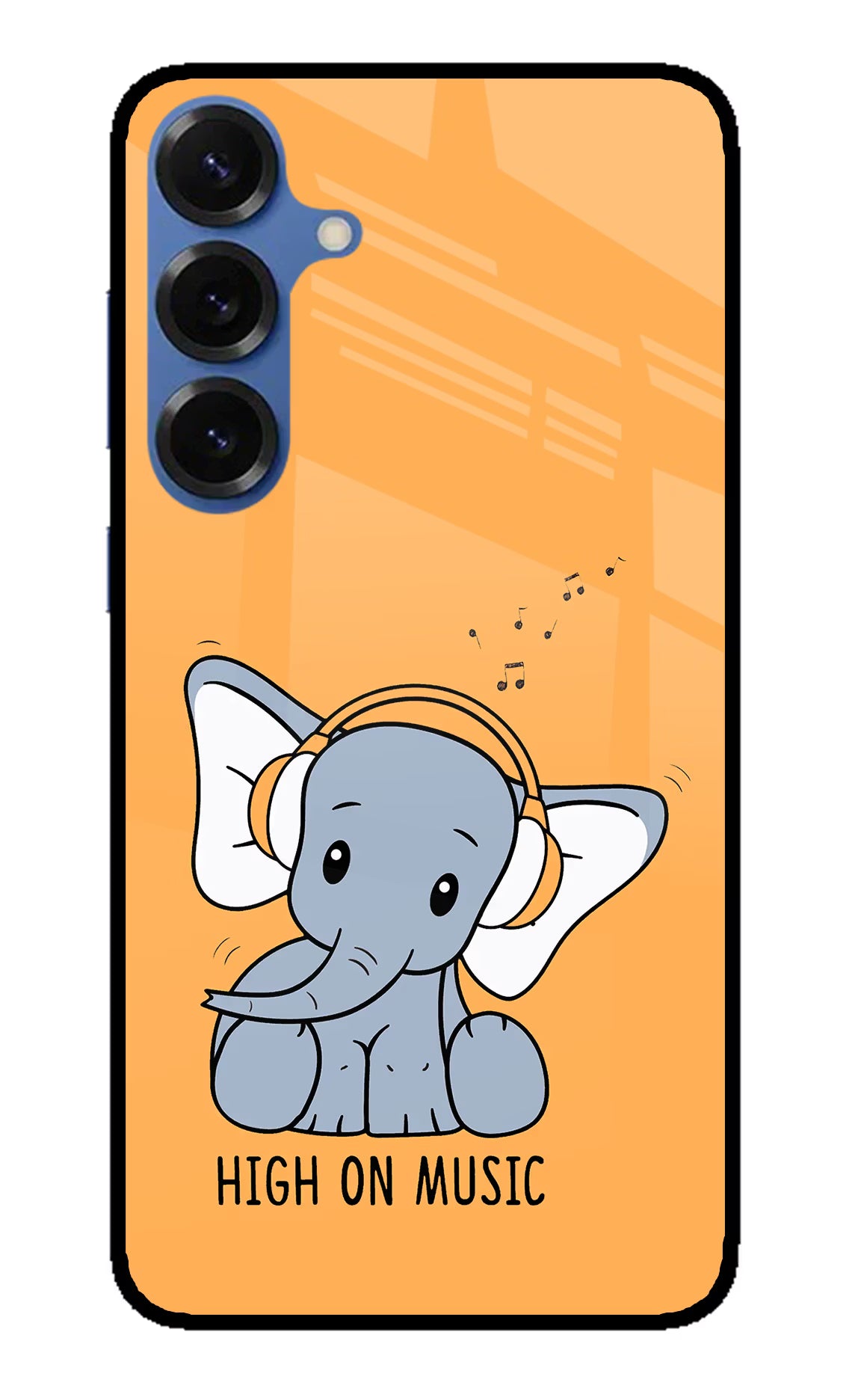 High On Music Samsung S25 Glass Case