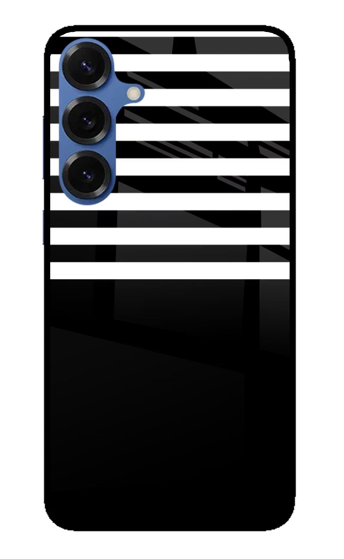 Black and White Print Samsung S25 Back Cover