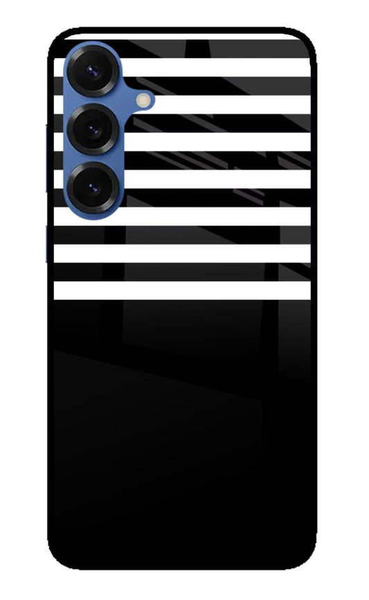 Black and White Print Samsung S25 Back Cover