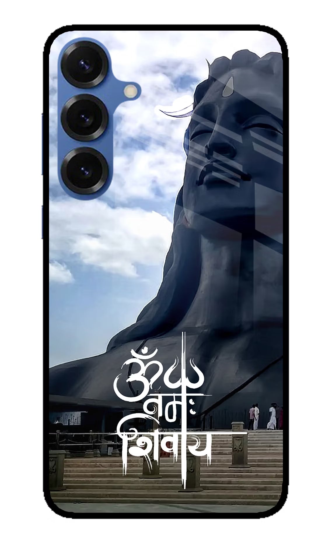 Om Namah Shivay Samsung S25 Glass Case